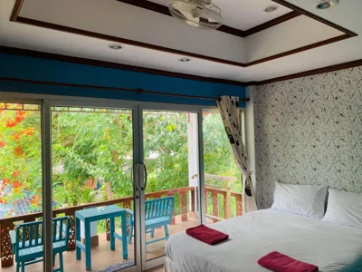 Deluxe Double or Twin room with AC — Koh Tao Tropicana Resort